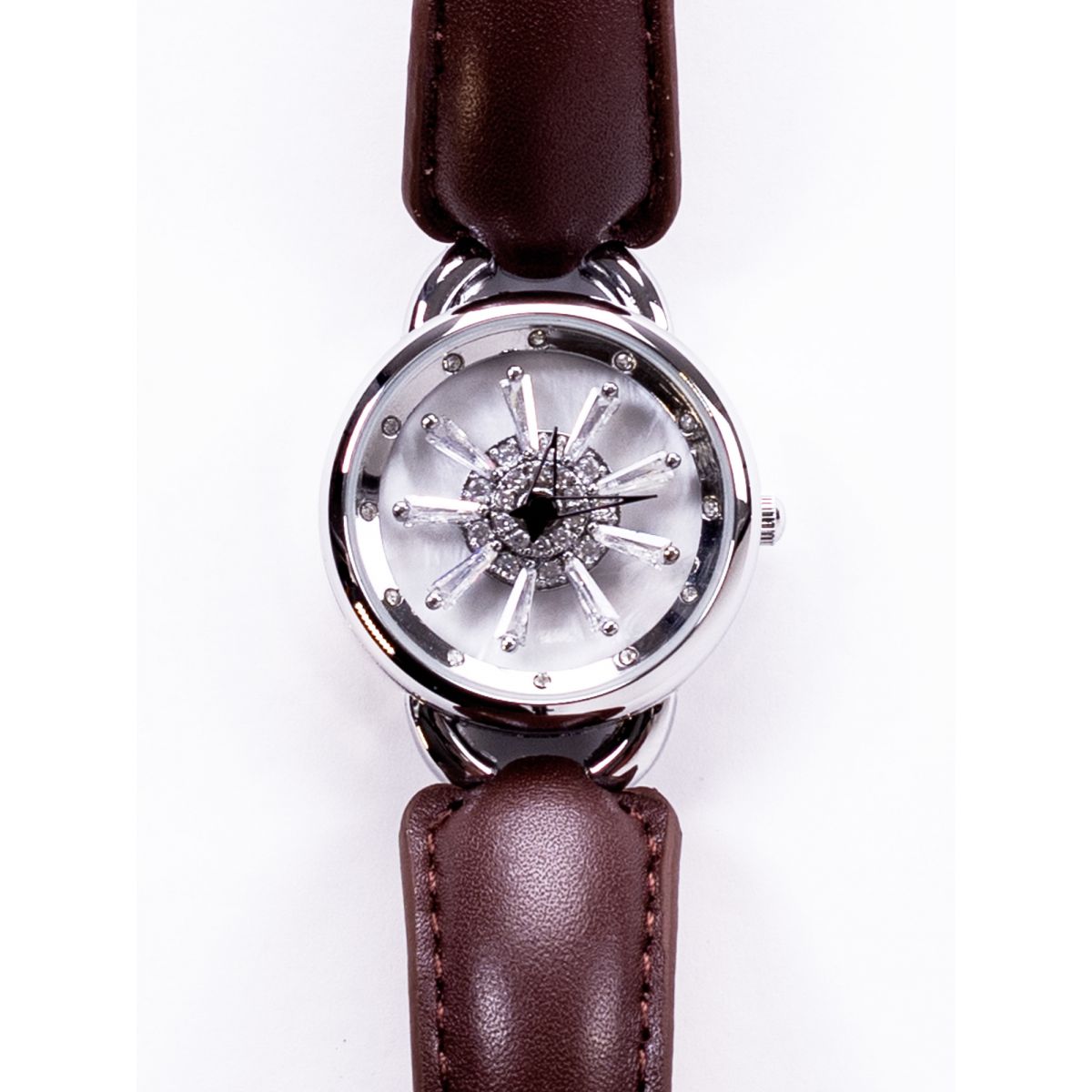 Наручные часы Chopard SBR серебристый/коричневый Наручные часы Chopard SBR серебристый/коричневый