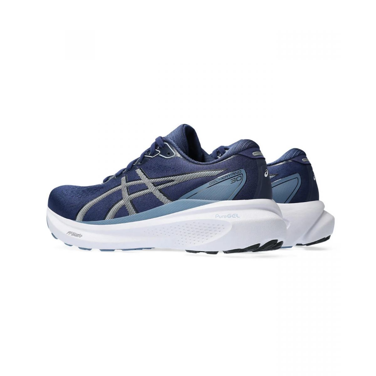 Кроссовки ASICS GEL-KAYANO 30 Plus синий белый Кроссовки ASICS GEL-KAYANO 30 Plus синий белый