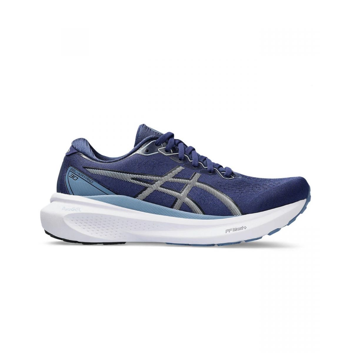 Кроссовки ASICS GEL-KAYANO 30 Plus синий белый Кроссовки ASICS GEL-KAYANO 30 Plus синий белый