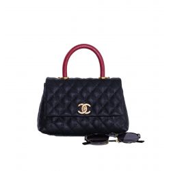 Дамская сумка Chanel Black Caviar Leather