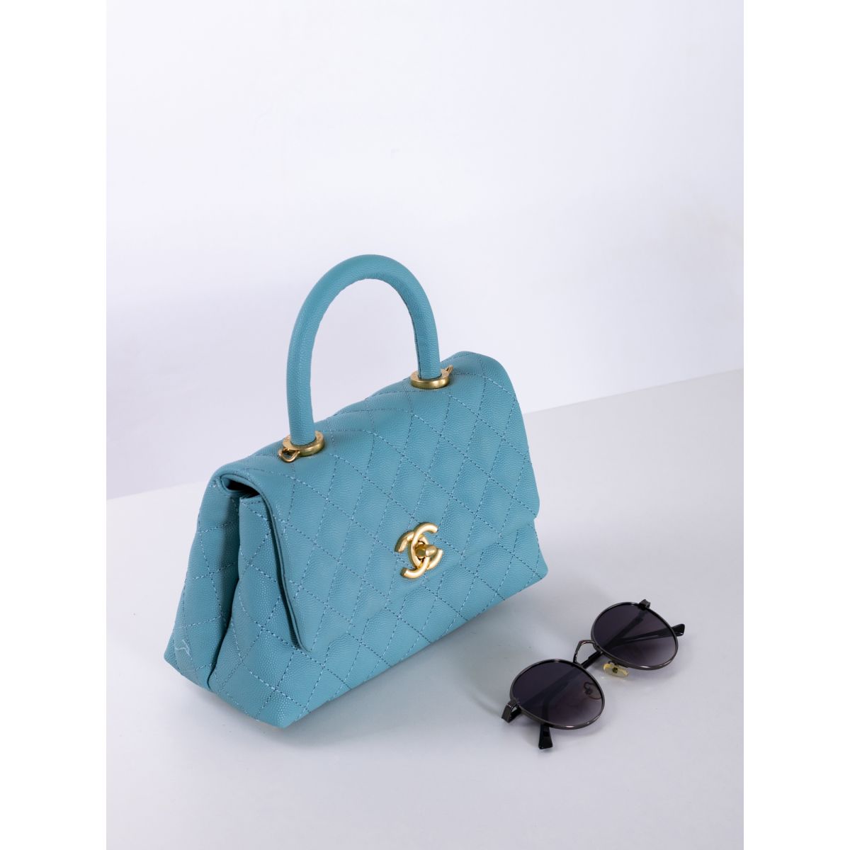 Дамская сумка Chanel Blue Caviar Leather Дамская сумка Chanel Blue Caviar Leather