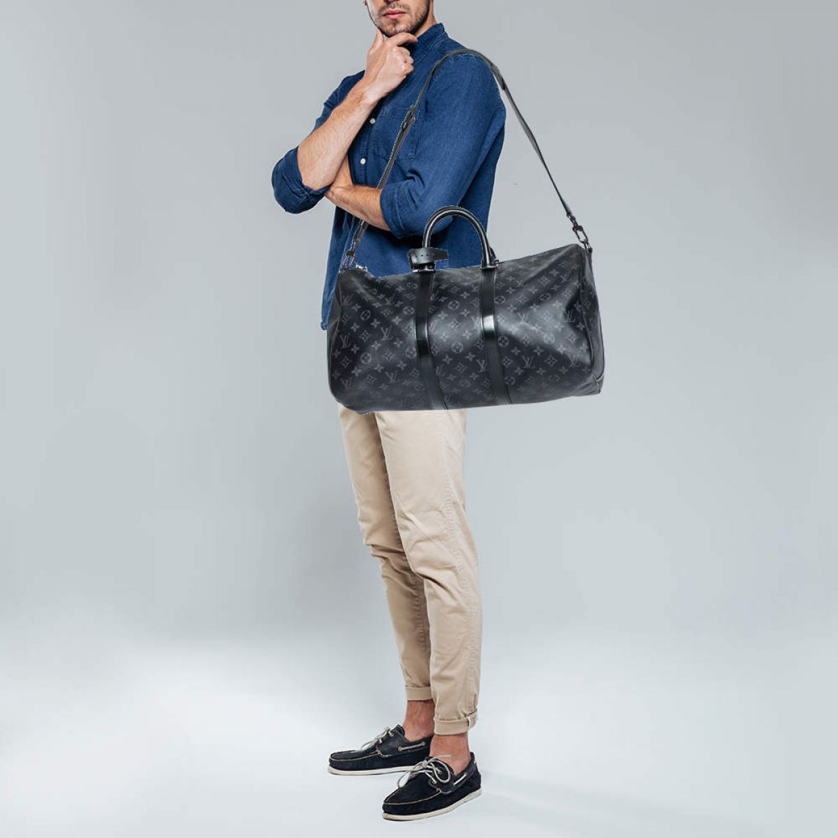 Сумка дорожная Louis Vuitton Monogram Eclipse Сумка дорожная Louis Vuitton Monogram Eclipse